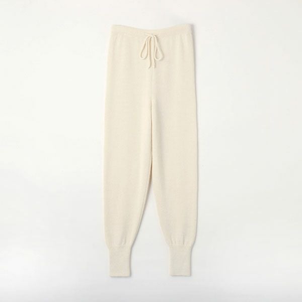 オーガニックコットン＆アルパカ ニットパンツ