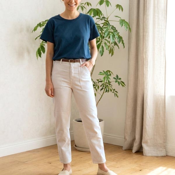 【SALE／10%OFF】 オーガニックコットン ユーティリティパンツ