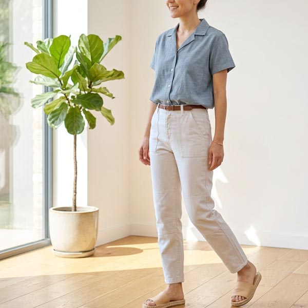 【SALE／10%OFF】 オーガニックコットン ユーティリティパンツ