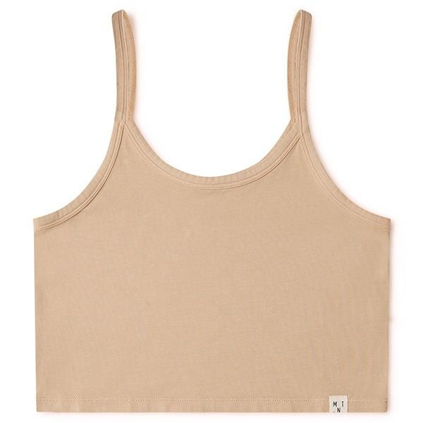 オーガニックコットン ベーシッククロップトップ