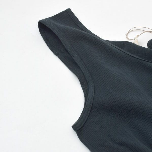 オーガニックコットン ランダムリブインナーワンピース