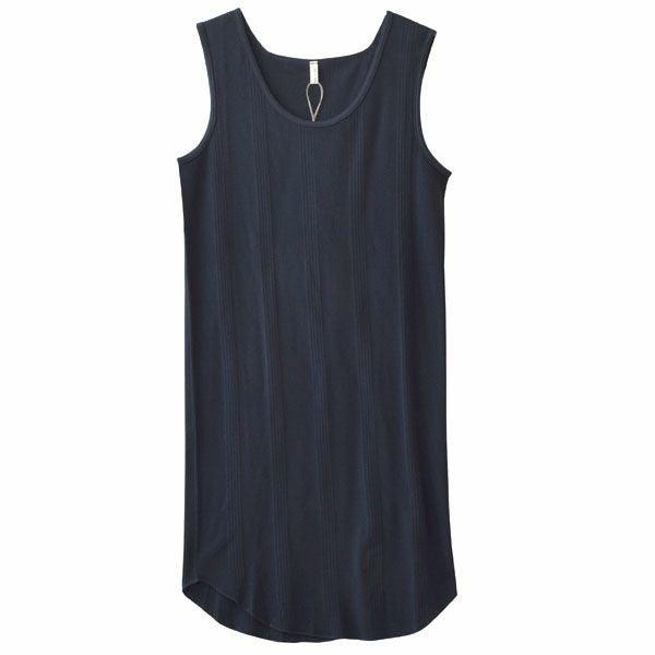 オーガニックコットン ランダムリブインナーワンピース