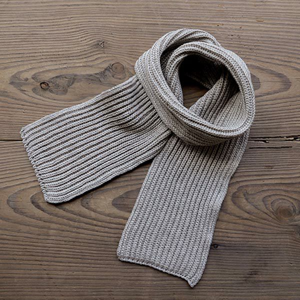 オーガニックコットン&ヤクショートマフラー