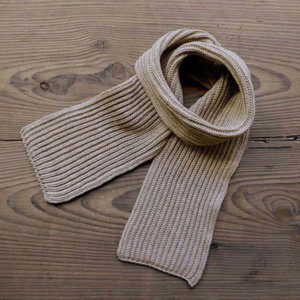 オーガニックコットン&ヤクショートマフラー