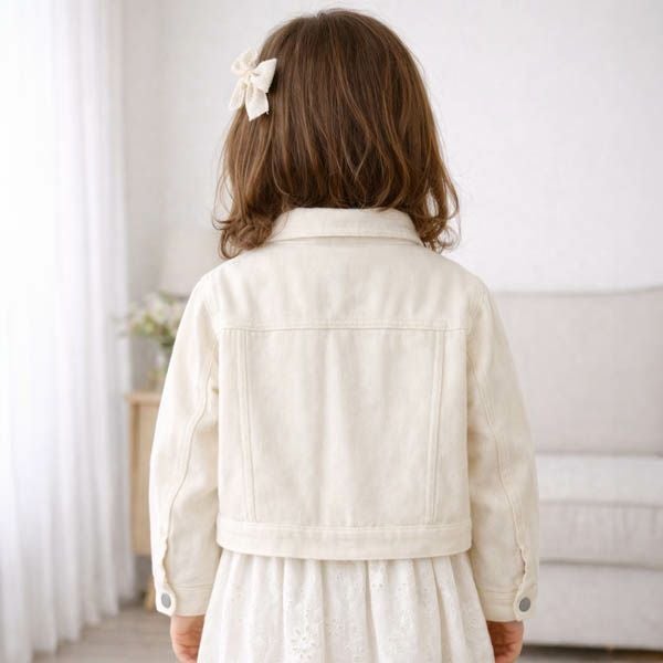 オーガニックコットン キッズデニムジャケット