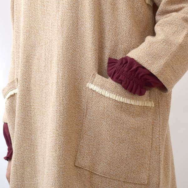 【SALE／10%OFF】 オーガニックコットン メロンフェザードチュニック