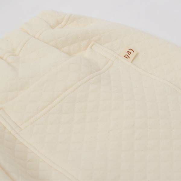 オーガニックコットン キルティングハーフパンツ