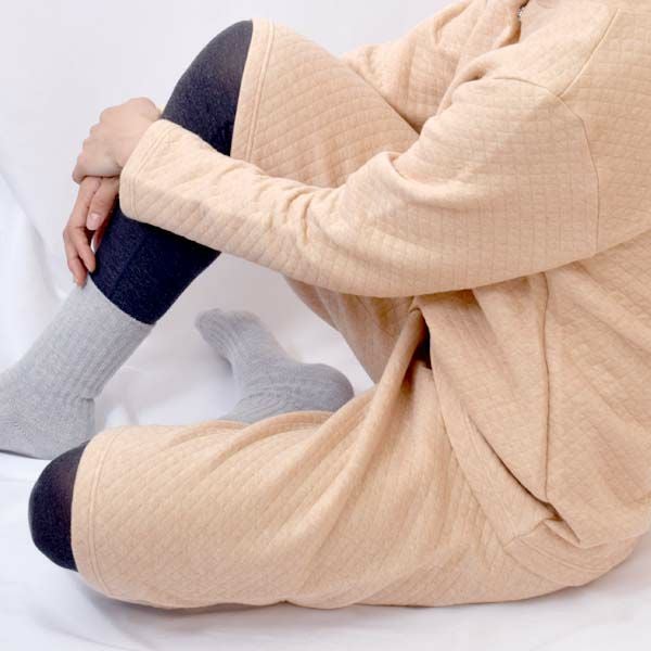 オーガニックコットン キルティングハーフパンツ