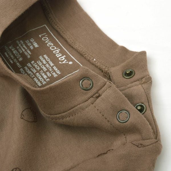 オーガニックコットン ベビースウェットシャツ＆ジョガーセットAcorn（長袖）