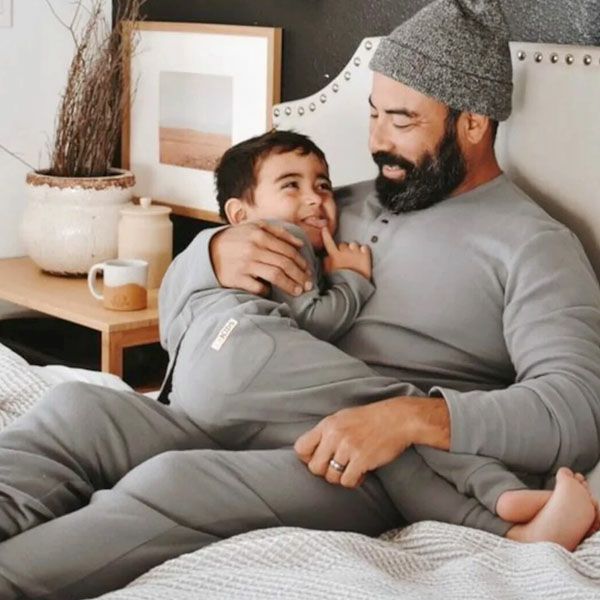 オーガニックコットン キッズサーマルラウンジセット（長袖）