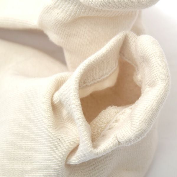 オーガニックコットン タビ型パイルアンクル丈ソックス