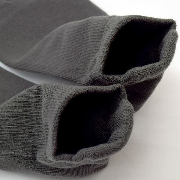 オーガニックコットン五倍子タビ型パイルアンクル丈ソックス