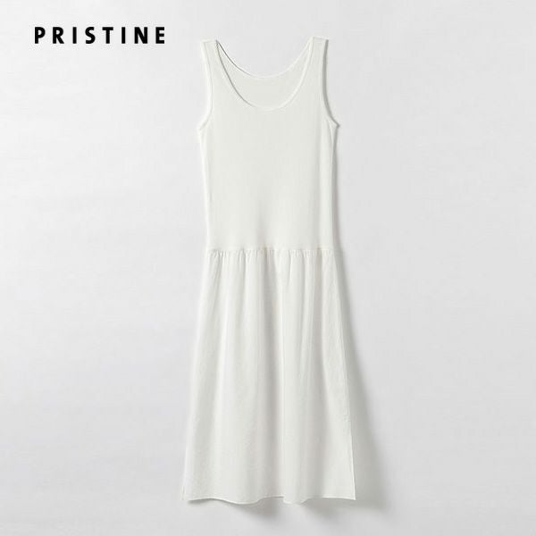 オーガニックコットン 切替アンダードレス