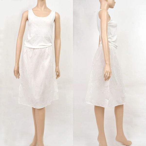 オーガニックコットン 切替アンダードレス