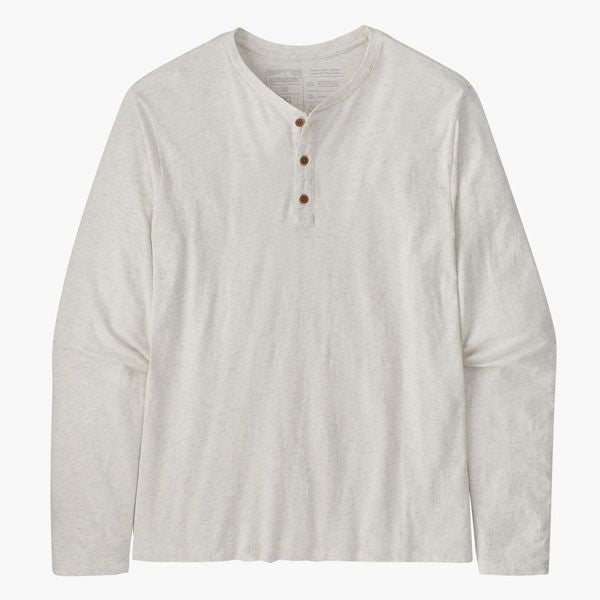 オーガニックコットン メンズ・リジェネラティブ・サーティファイド・ライトウェイト・ヘンリー