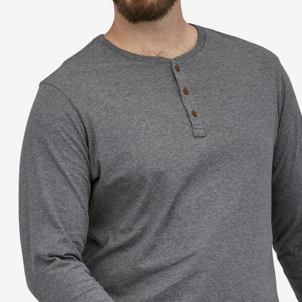 オーガニックコットン メンズ・リジェネラティブ・サーティファイド・ライトウェイト・ヘンリー