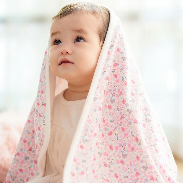 オーガニックコットン ブランケット 妖精と花たち