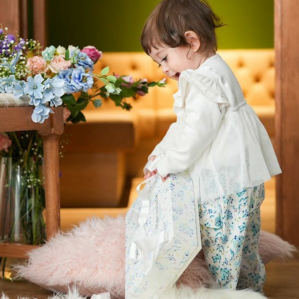 オーガニックコットン ベビーフリルパンツ（ロング） ヒカリエ