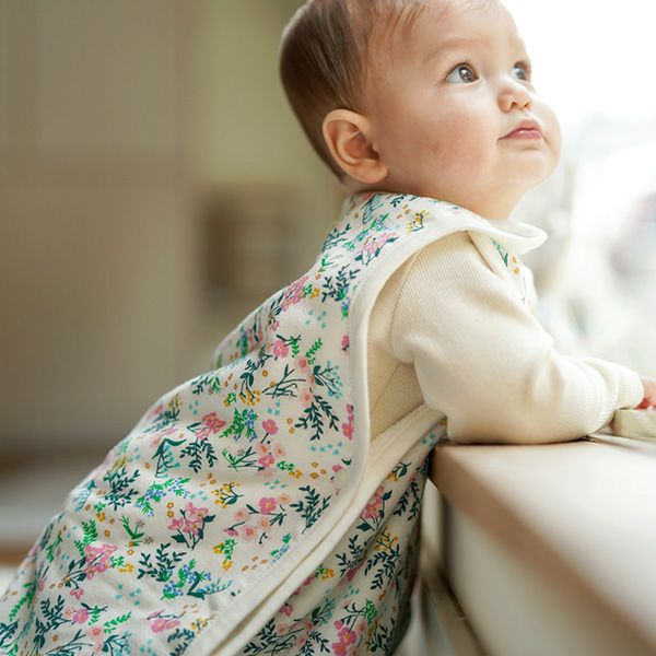 オーガニックコットン スリーパー 花咲く音色