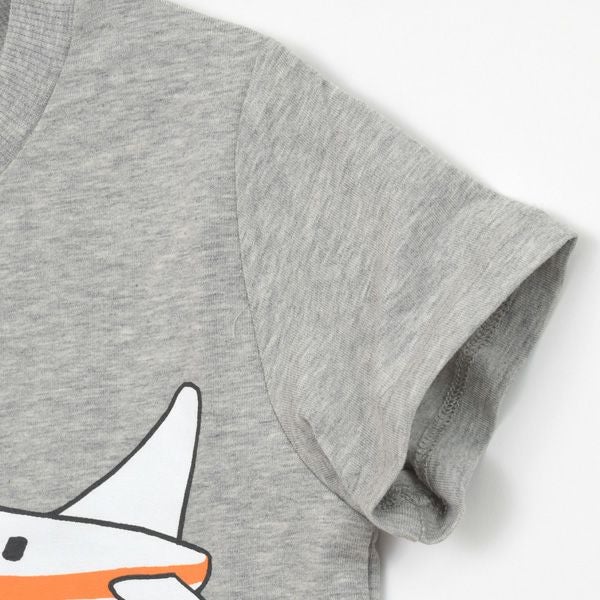 オーガニックコットン キッズTシャツ(半袖) AIRPLANE