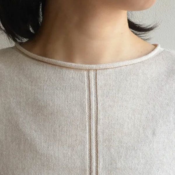 オーガニックコットン やわらか杢 無縫製クルーネック