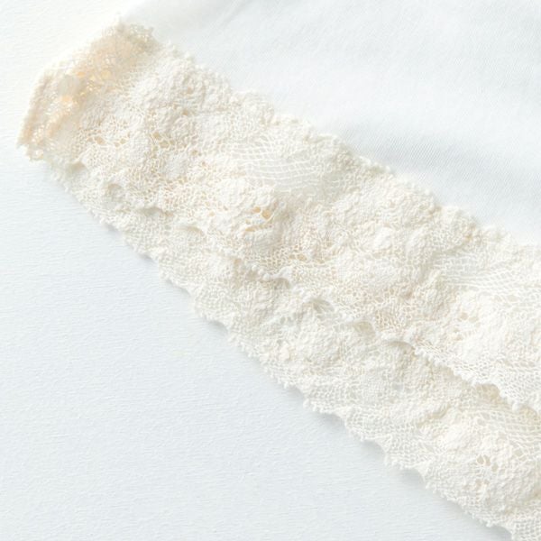 オーガニックコットン フロストレース一分丈ショーツ M