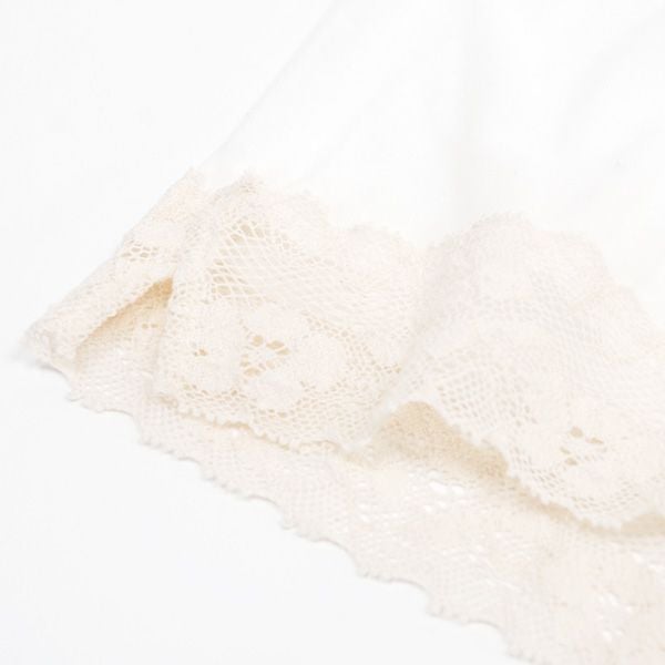 オーガニックコットン フロストレース一分丈ショーツ M