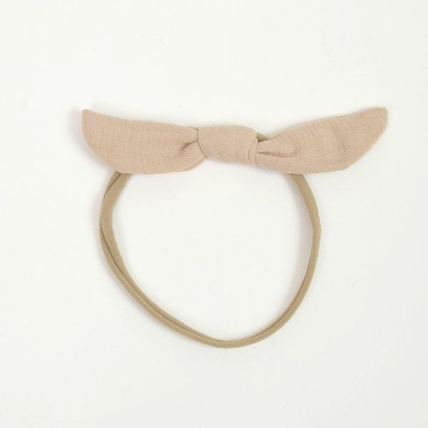 オーガニックコットン ベビーガーゼ結びヘアバンド