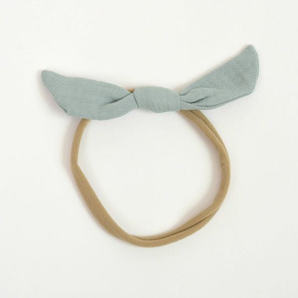 オーガニックコットン ベビーガーゼ結びヘアバンド