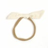 オーガニックコットン ベビーガーゼ結びヘアバンド