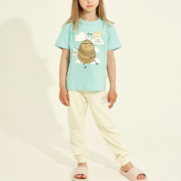 オーガニックコットン キッズＴシャツ Bumblebee