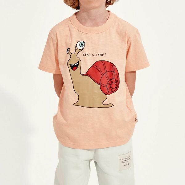 オーガニックコットン キッズＴシャツ Slower