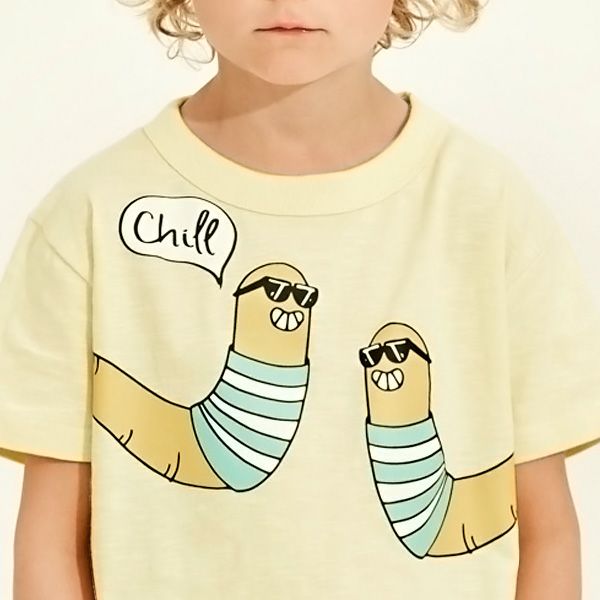 オーガニックコットン キッズＴシャツ Chill