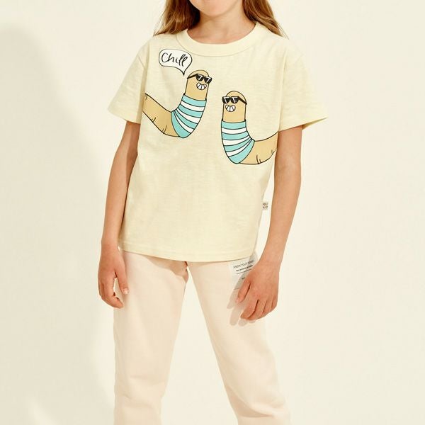 オーガニックコットン キッズＴシャツ Chill