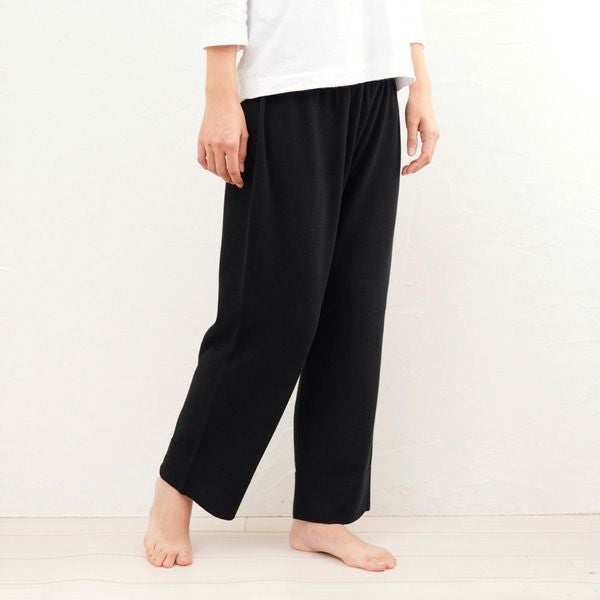 オーガニックコットン ニットワイドパンツ