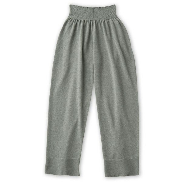 オーガニックコットン ニットワイドパンツ