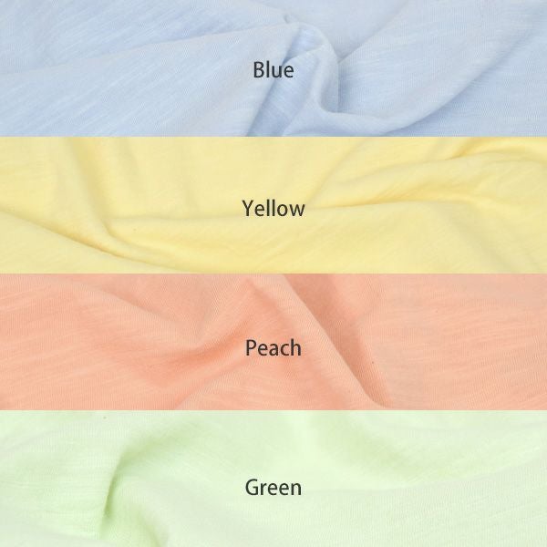 オーガニックコットン キッズスラブドロップショルダーＴシャツ(半袖)