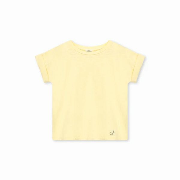 オーガニックコットン キッズスラブドロップショルダーＴシャツ(半袖)