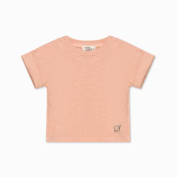 オーガニックコットン キッズスラブドロップショルダーＴシャツ(半袖)