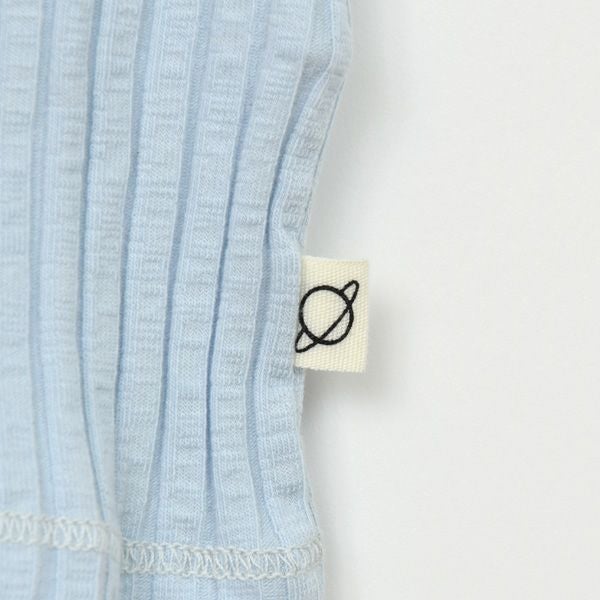 オーガニックコットン キッズリブスラブラッフルＴシャツ(半袖)