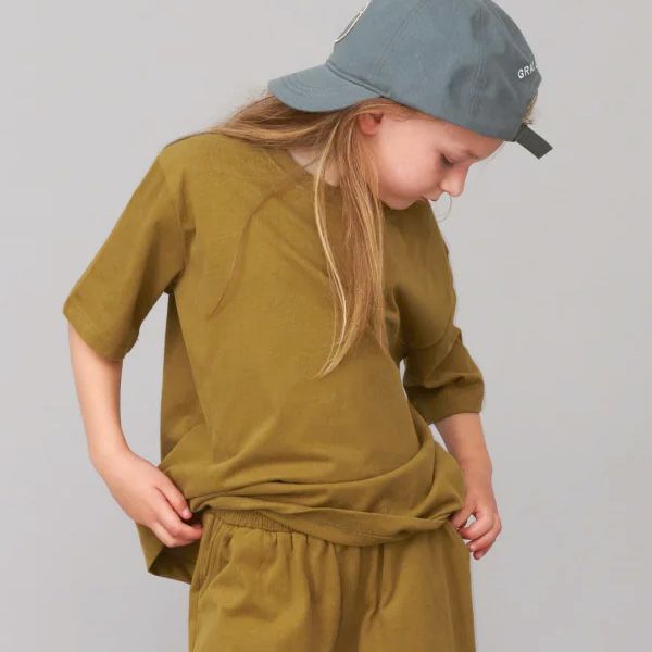 オーガニックコットン キッズオーバーサイズＴシャツ(半袖)