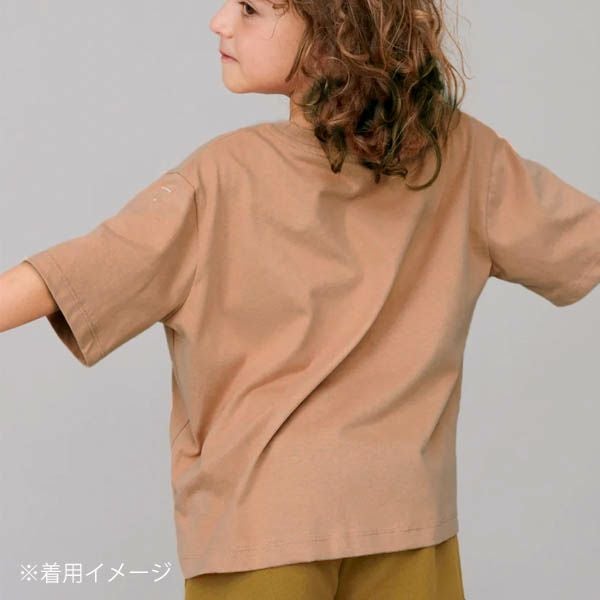 オーガニックコットン キッズオーバーサイズTシャツ(半袖