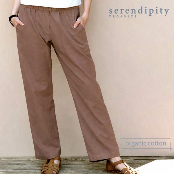 オーガニックコットン&ネトル ストレートパンツ