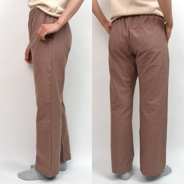 オーガニックコットン&ネトル ストレートパンツ