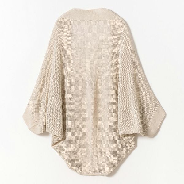 オーガニックコットン&リネン メッシュボレロ