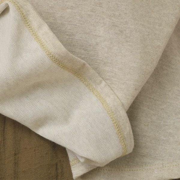 オーガニックコットン&リネン 天竺フレアプルオーバー