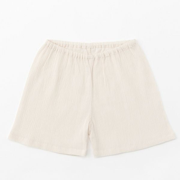 オーガニックコットン ベビー楊柳フリル甚平