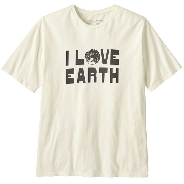 オーガニックコットン メンズ・アース・ラブ・Tシャツ