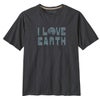 オーガニックコットン メンズ・アース・ラブ・Tシャツ