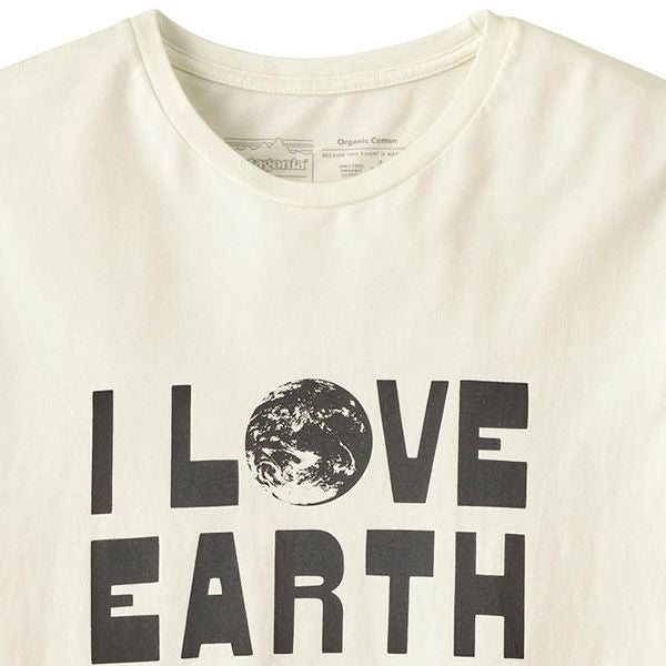 オーガニックコットン メンズ・アース・ラブ・Tシャツ